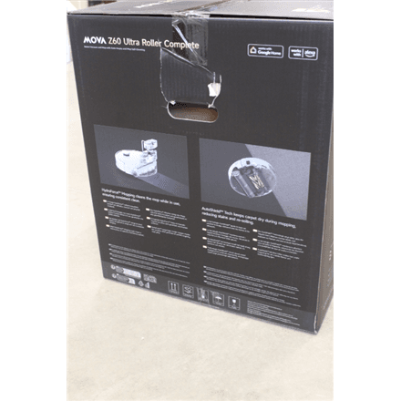 SALE OUT. MOVA Z60 Ultra Roller Complete Robot Vacuum, White | MOVA Robot Vacuum | Z60 Ultra Roller Complete | Wet&Dry | 6400 mAh | Dust capacity 3.2 L | 28000 Pa | White | DAMAGED PACKAGING