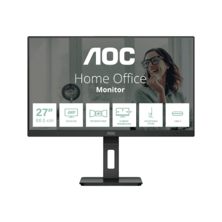 AOC | Q27P3CV | 27 " | IPS | 100 Hz | 4 ms | 2560 x 1440 pixels | 350 cd/m² | HDMI ports quantity 2 | Black