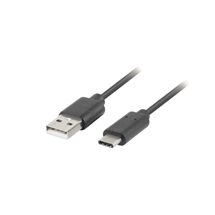 Lanberg | USB-C to USB-A2.0 Cable Black QC 3.0, 1.8 m | CA-USBO-20CU-0018-BK | USB Type-A to USB Type-C