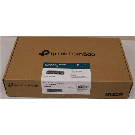 SALE OUT. TP-LINK | Omada 3-in-1 Gigabit VPN Router | ER7212PC | 802.1q | 10/100/1000 Mbit/s | Ethernet LAN (RJ-45) ports 8 | Mesh Support No | MU-MiMO No | No mobile broadband | 24 month(s) | USED, SCRATCHED ON BACK