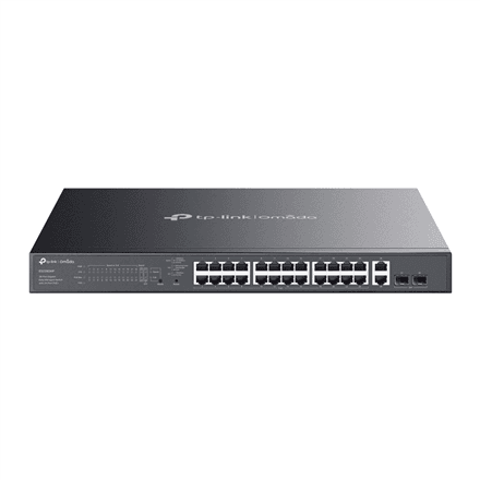TP-LINK | Omada 28-Port Gigabit Easy Managed Switch with 24-Port PoE+ | ES228GMP | Managed | Rackmountable | SFP ports quantity 2