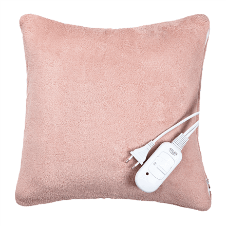 Adler Super Soft Electric Heating Pad | AD 7444 | Number of heating levels 2 | Number of persons 1 | Washable | Remote control | 80 W | Pink