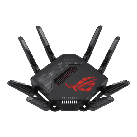 Asus | Quad-band Gaming Router (EU+UK) | ROG Rapture GT-BE98 | 802.11ax | 10/100/1000 Mbit/s | Ethernet LAN (RJ-45) ports 1 | Mesh Support Yes | MU-MiMO Yes | 5G | Antenna type External | 1 x USB 3.2 Gen1, 1 x USB 2.0