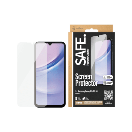 SAFE by PanzerGlass Screen Protector by Samsung Galaxy A15 | A15 5G | Ultra-Wide Fit w EasyAligne | PanzerGlass