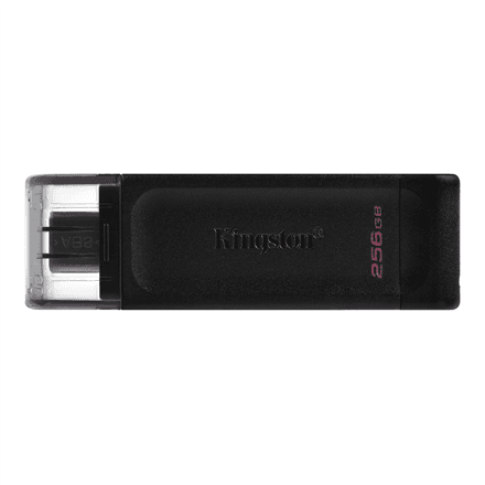 Kingston | USB Flash Drive | DataTraveler 70 | 256 GB | USB Type-C | Black
