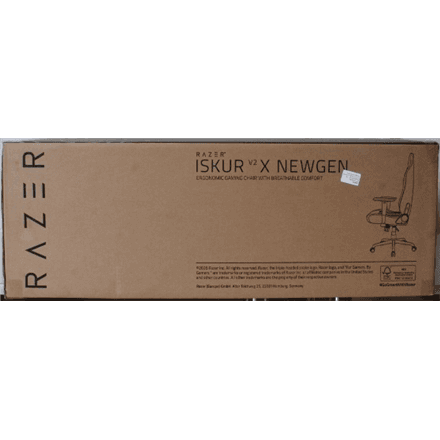 SALE OUT. | Razer Iskur V2 X NewGen | Gaming Chair | Black/Green | DAMAGED PACKAGING, ITEM SCRATCHED, DIRTY PARTS | 36 month(s)