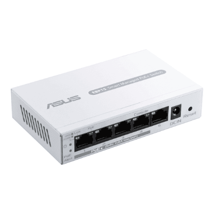 Asus | ExpertWiFi 5-Port GbE Smart Managed PoE+ Switch | EBP15