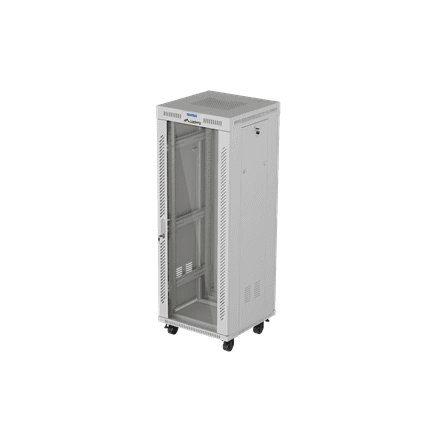 Lanberg Rack cabinet free-standing 32U/600x600 (flat pack) with glass door LCD V2 | FF01-6632-12SL | 19" cm | IP20 | Gray