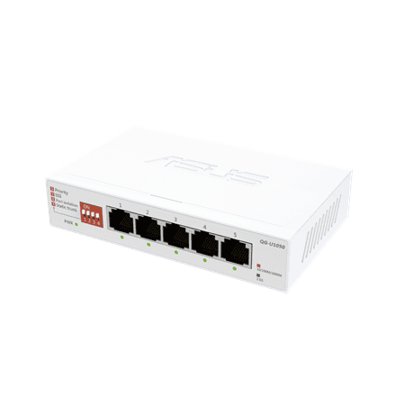Asus | QG-U1050 | Switch, 5-port | Unmanaged | Desktop