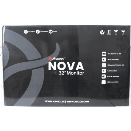 SALE OUT. Arozzi Nova 32" IPS, 180Hz, Computer Monitor - Forest Green | Arozzi | Nova | 32 " | IPS | QHD | 16:9 | 180 Hz | 1 ms | 2560 x 1440 pixels | 300 cd/m² | HDMI ports quantity 2 | Forest Green | Warranty 24 mon...
