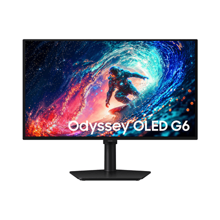 Samsung | Odyssey OLED G6 G61SH | 27 " | OLED | QHD | 16:9 | 240 Hz | 0.03 ms | 2560 x 1440 pixels | 200 cd/m² | HDMI ports quantity 1 | Black