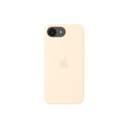 Apple iPhone 17e Silicone Case with MagSafe – Vanilla | Apple