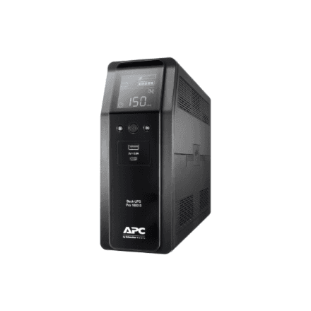 APC Back UPS Pro BR 1600VA, Sinewave,8 Outlets, AVR, LCD interface | Schneider Electric