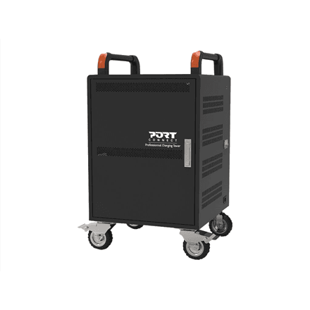 PORT CONNECT | Charging Cabinet 20 Notebooks + Rack 19" - 1 U | Warranty 36 month(s)