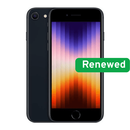 Apple Renewed Grade B | Apple iPhone SE (2020) | Black | 4.7 " | Retina HD | A13 Bionic | 3 GB | 64 GB