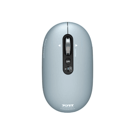 PORT CONNECT Mouse | PURE MAC | Wireless | Bluetooth | Pastel Blue
