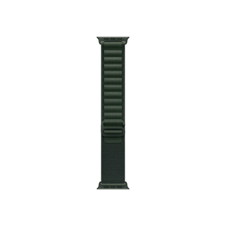 Apple 49mm Dark Green Alpine Loop - Large - Black Titanium Finish