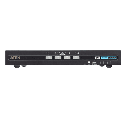 Aten | 4P USB DP Single Display PP4 Secure KVM (CAC) | CS1184DP4C