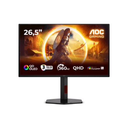 AOC | Q27G4SDR | 27 " | QD-OLED | QHD | 16:9 | 360 Hz | 0.03 ms | 2560 x 1440 pixels | 1000 cd/m² | HDMI ports quantity 2 | Black