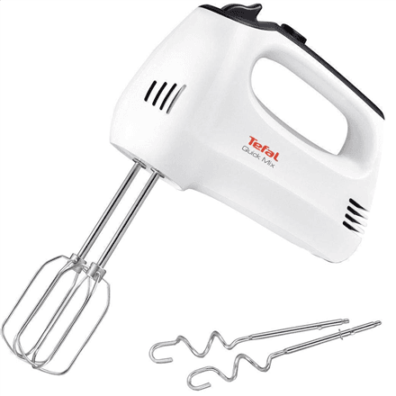 TEFAL Hand mixer | HT3101 QuickMix | Hand Mixer | 300 W | Number of speeds 5 | Turbo mode | White
