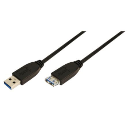 Logilink | 1m USB A - USB A 3.0 F/M | USB A | USB A – nuotrauka 1
