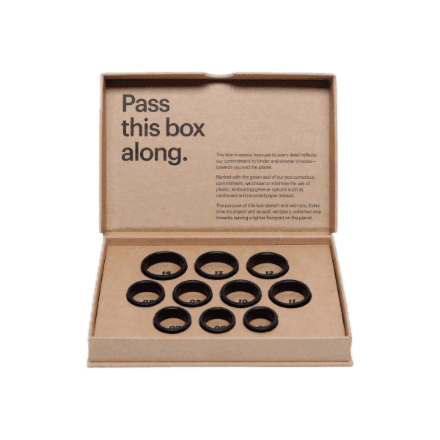 Ultrahuman Smart ring try-on sizing kit | UH-RA-SSK | Black – image 1