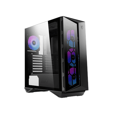 MSI MPG GUNGNIR 110R PC Case, Mid-Tower, USB 3.2, Black · MSI · MPG GUNGNIR 110R – image 1