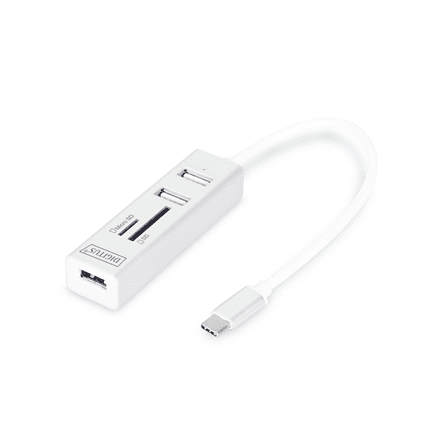 Digitus USB Type-C OTG 3-Port HUB and Card Reader | DA-70243 – image 1