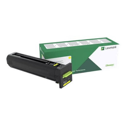 Lexmark CX825, 860 Yellow Return Programme 22K Toner Cartridge · Lexmark 82K2XY0 · Lexmark - Extra High Yield - yellow - original - toner cartridge - LCCP, LRP – nuotrauka 1
