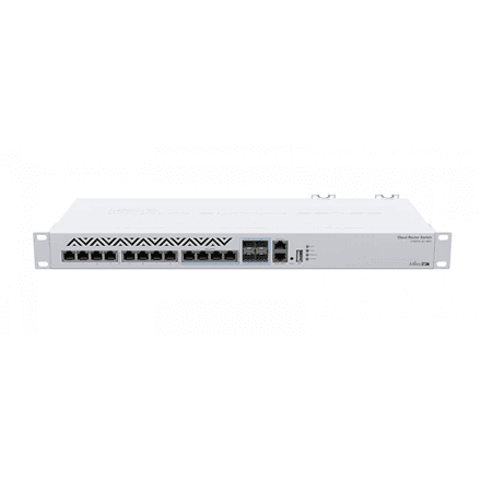 MikroTik Cloud Router Switch 312-4C+8XG-RM with RouterOS L5, 1U rackmount Enclosure | MikroTik – nuotrauka 1