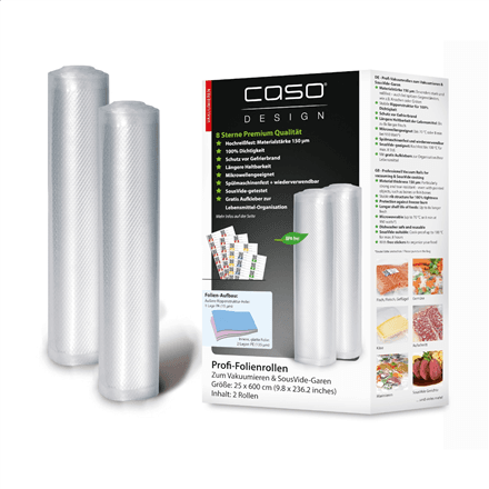 Caso | Foil Roll | 01225 | 2 | Dimensions (W x L) 25x600 cm | Transparent – nuotrauka 1