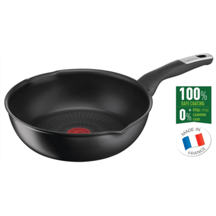 TEFAL Multipan G2557572 Unlimited Pan Frying Diameter 22 cm Suitable for induction hob Fixed handle Black - Noir – nuotrauka 1