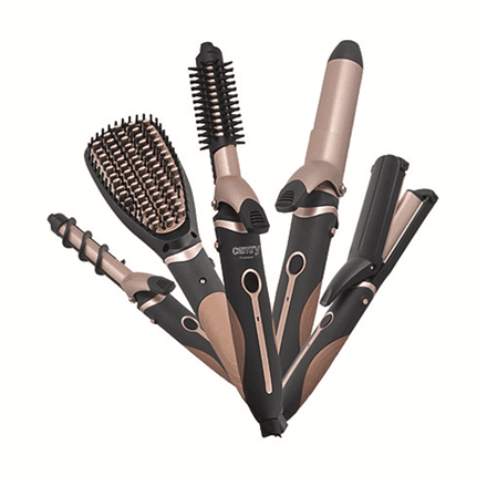 Camry | Hair Styler | CR 2024 | 1200 W | Black/Rose gold – nuotrauka 1
