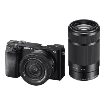 Sony ILCE-6100 Mirrorless Camera + 16-50mm + 55-210mm Lens | Sony – image 1
