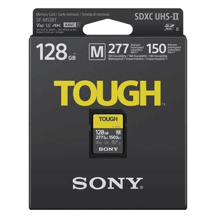 Sony | Tough Memory Card | UHS-II | 128 GB | SDXC | Flash memory class 10 – image 1