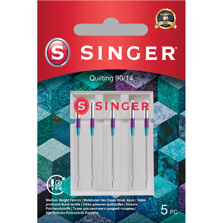 Singer | Quilting Needle 90/14 5PK – nuotrauka 1