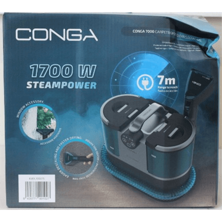 SALE OUT. Cecotec Conga 7000 Carpet&Spot Clean Steam XXL cable upholstery cleaner · Cecotec Upholstery Cleaner · Conga 7000 Carpet&Spot Clean Steam XXL – image 1