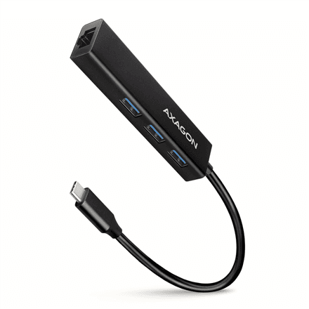 AXAGON SuperSpeed USB-C hub with gigabit LAN | HMC-GL3A – nuotrauka 1