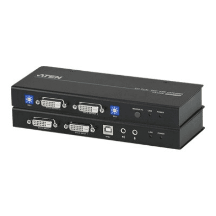 Aten CE604 USB DVI Dual View Cat 5 KVM Extender · Aten · USB DVI Dual View Cat 5 KVM Extender – nuotrauka 1