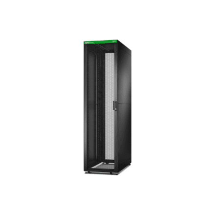 APC Easy Rack 600mm/48U/1200mm with Roof, Side panel,castors,feet and 4 Brackets, No Bottom, black | Schneider Electric – image 1