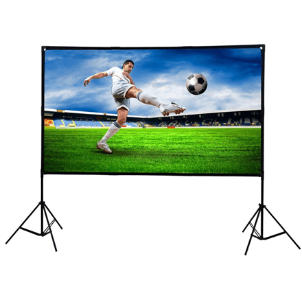 Extralink | Foldable Projection Screen, 186 x 105 cm | Diagonal 84 " | White – nuotrauka 1