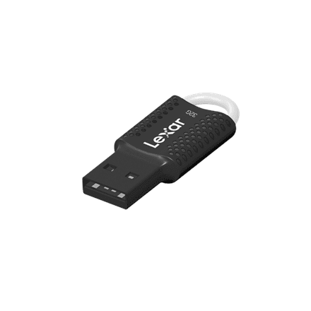 Lexar | Flash drive | JumpDrive V40 | 32 GB | USB Type-A | Black – image 1