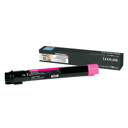 Lexmark X950X2MG X95x Magenta Extra High Yield Toner Cartridge (22K) – nuotrauka 1