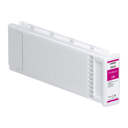 Epson Singlepack Vivid Magenta T80030N UltraChrome PRO 700ml · Epson C13T80030N · Epson T8003 - vivid magenta - original - ink cartridge – image 1