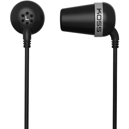 Koss | Headphones | The Plug | Wired | In-ear | Black | Noise canceling – image 1