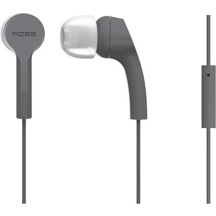 Koss | Headphones | KEB9iGRY | Wired | In-ear | Microphone | Gray – nuotrauka 1
