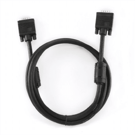 Cablexpert Premium VGA HD15M/HD15M dual-shielded w/2*ferrite core 15M cable Black | Cablexpert – image 1