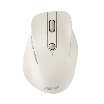 Asus Mouse | MD105 | Wireless | Bluetooth, 2.4GHz | Milky White – image 1