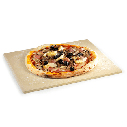 Barbecook Dynamic Core Pizza Stone Made of Refractory Clay, 43 x 35 x 1.2 cm (per 4 pcs) – image 1