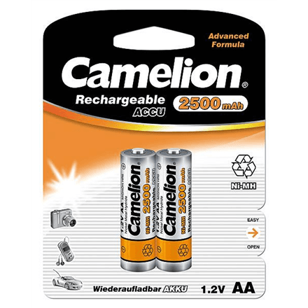 Camelion | AA/HR6 | 2500 mAh | Rechargeable Batteries Ni-MH | 2 pc(s) – image 1